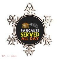Pancakes Served American Football Funny Offensive Lineman Ornament thumb 0