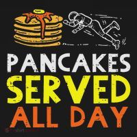 Pancakes Served American Football Funny Offensive Lineman Visor thumb 3