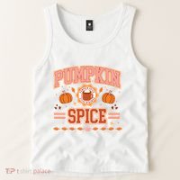 Pumpkin Spice Autumn Fall Season Tank Top thumb 2
