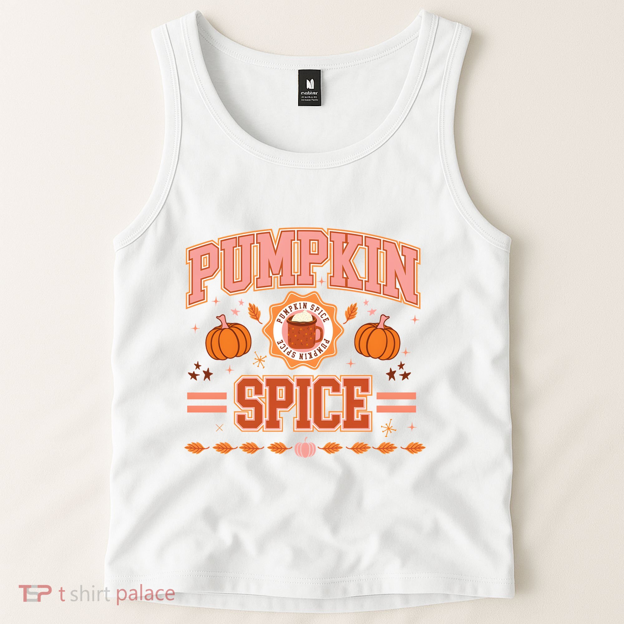 Pumpkin Spice Autumn Fall Season Tank Top