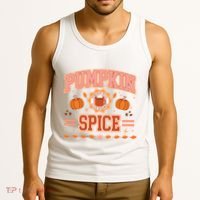 Pumpkin Spice Autumn Fall Season Tank Top thumb 3