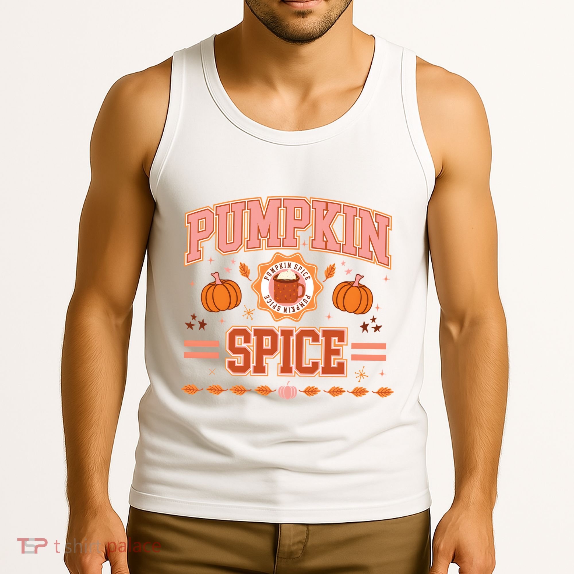 Pumpkin Spice Autumn Fall Season Tank Top