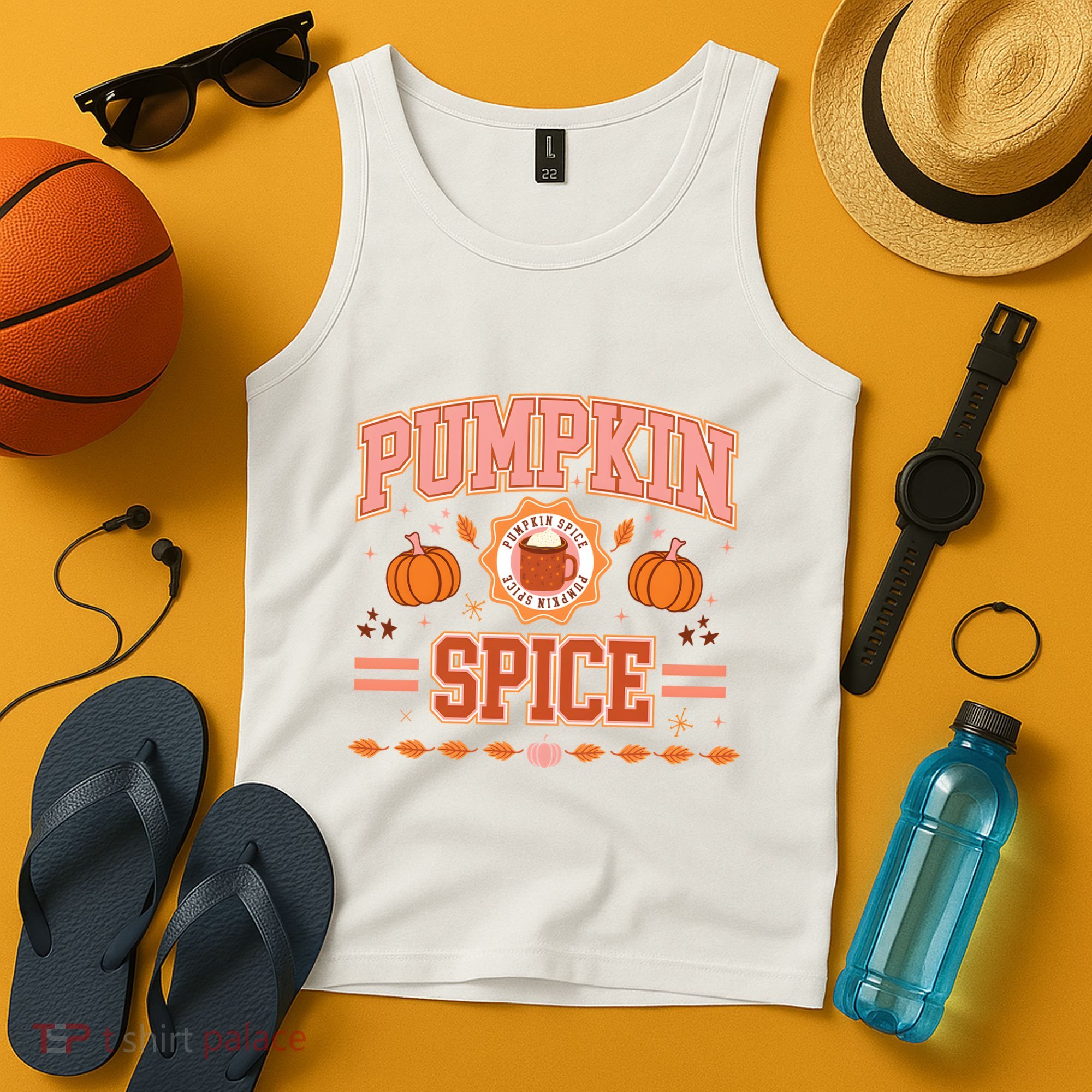 Pumpkin Spice Autumn Fall Season Tank Top