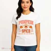 Pumpkin Spice Autumn Fall Season Women's T-Shirt thumb 4