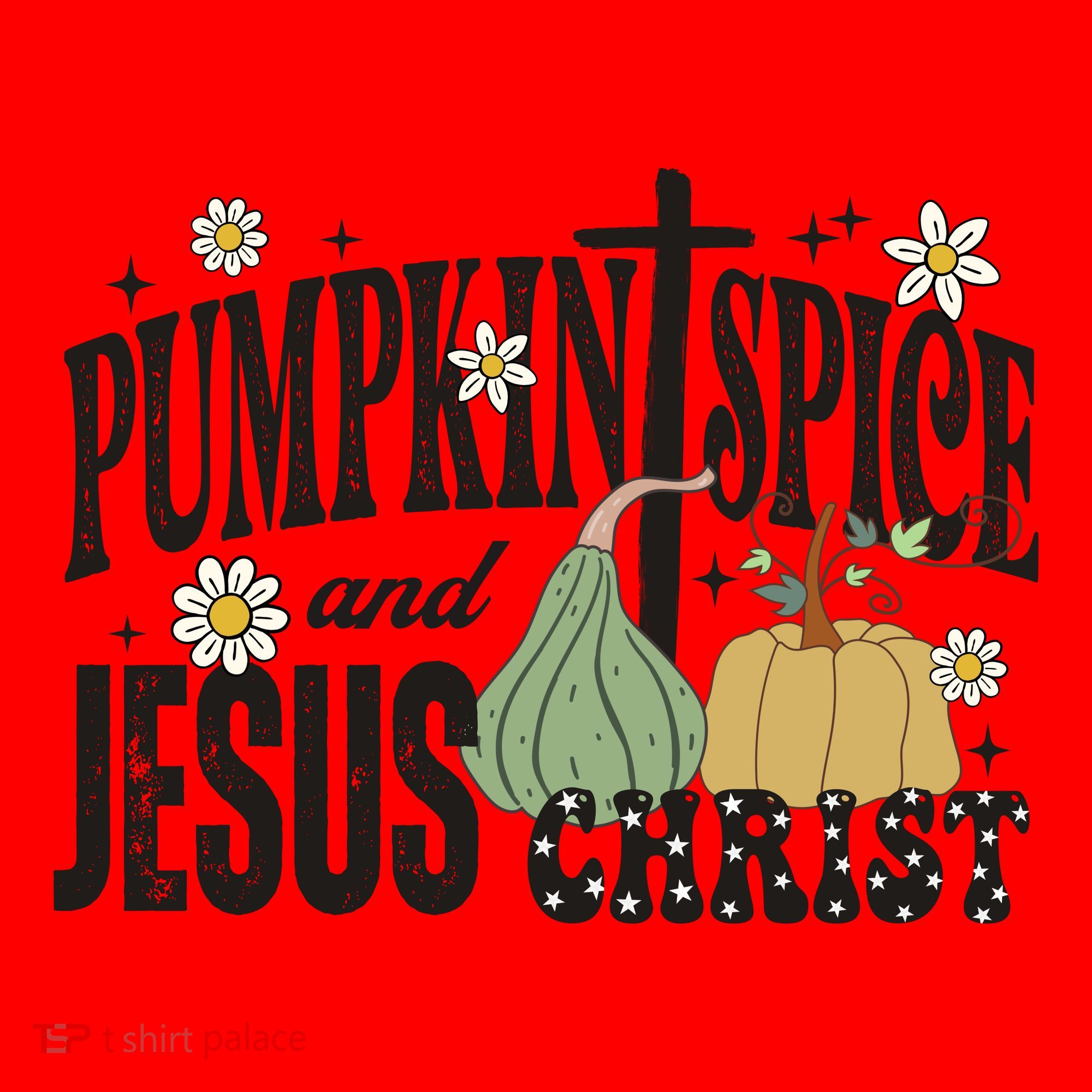 Pumpkin Spice And Jesus Christ Fun Fall Christian Cross Faith Santa Hat