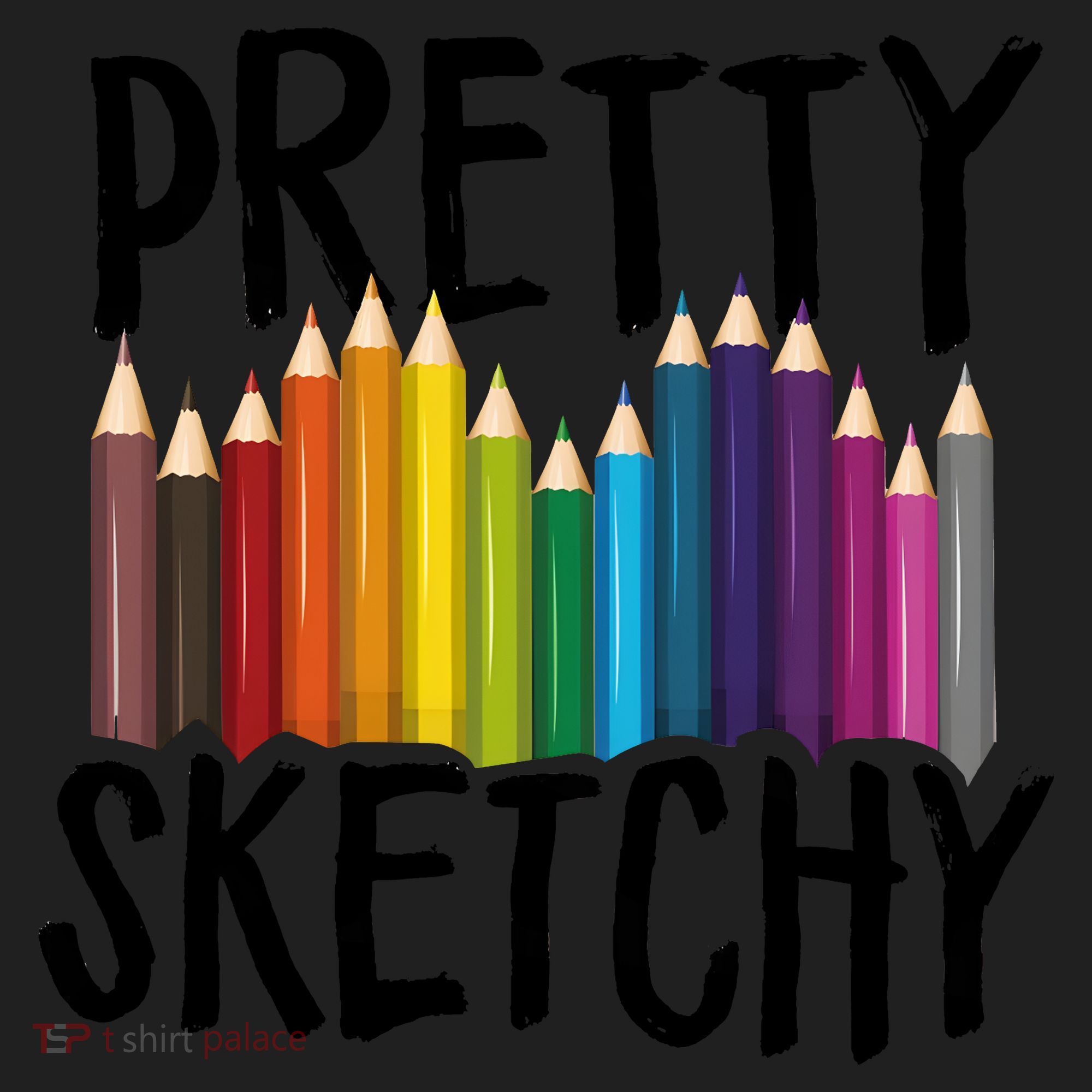 Pretty Sketchy Artist Art Teacher Women's Sweatshirt