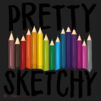 Pretty Sketchy Artist Art Teacher 24oz Duet Stainless Steel Tumbler thumb 2