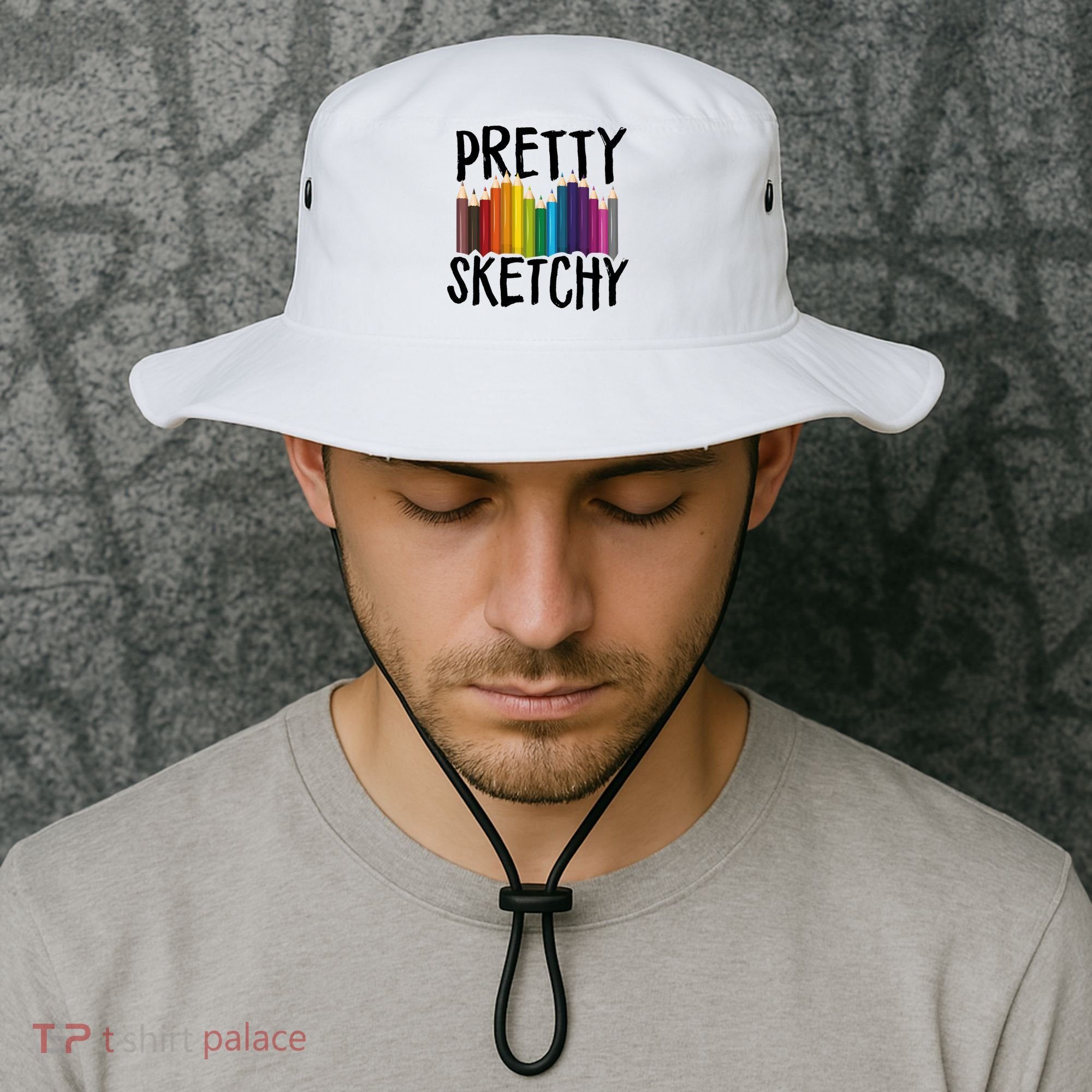 Pretty Sketchy Artist Art Teacher Bucket Hat