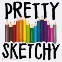 Pretty Sketchy Artist Art Teacher Women's Hoodie thumb 2