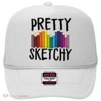 Pretty Sketchy Artist Art Teacher Hat thumb 0