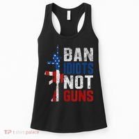 Pro Second Amendment Gun Rights Ban Idiots Not Guns Women's Tank Top thumb 0
