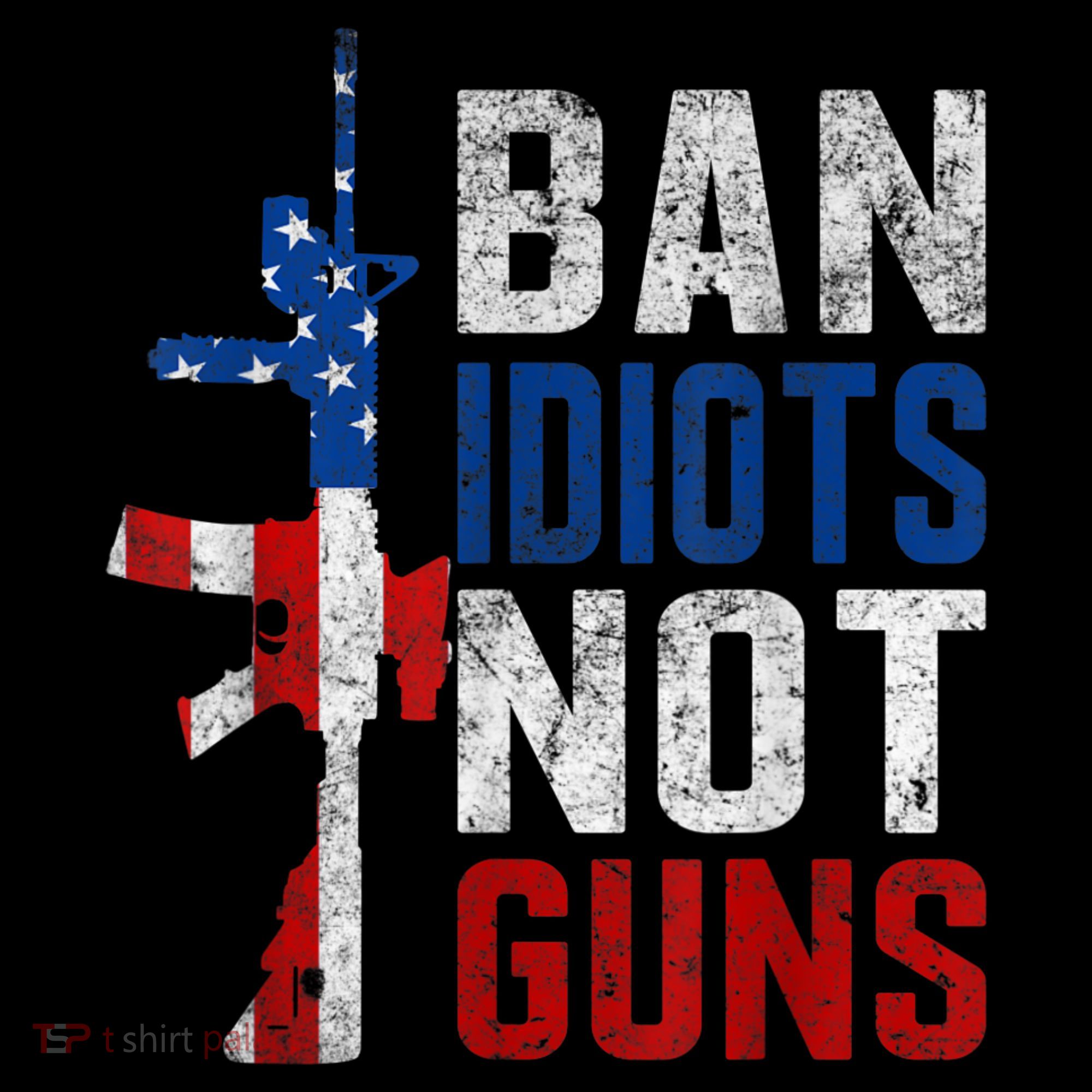 Pro Second Amendment Gun Rights Ban Idiots Not Guns Kids Sweatshirt