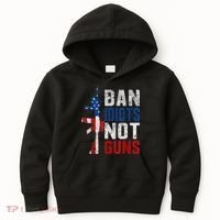Pro Second Amendment Gun Rights Ban Idiots Not Guns Kids Hoodie thumb 0