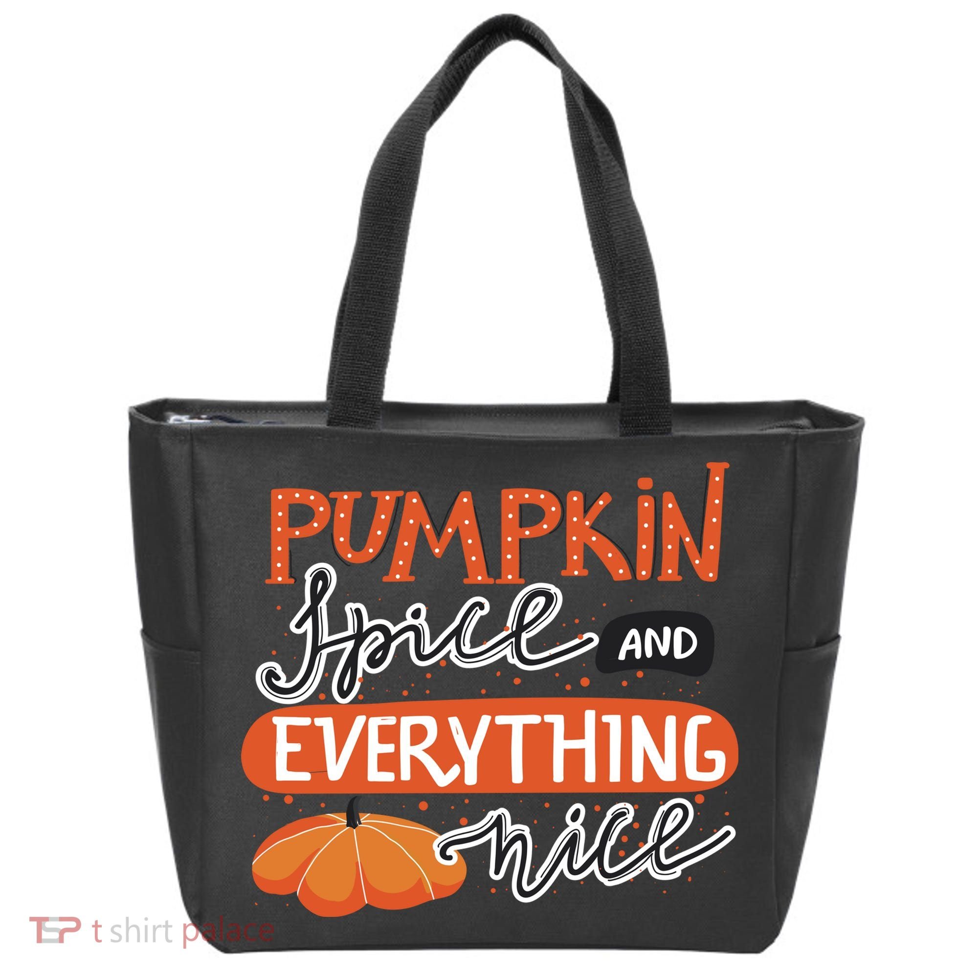 Pumpkin Spice And Everything Nice Cute Tote Bag