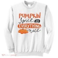 Pumpkin Spice And Everything Nice Cute Sweatshirt thumb 0