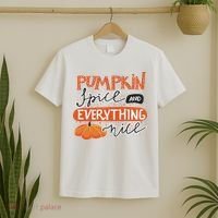 Pumpkin Spice And Everything Nice Cute T-Shirt thumb 2