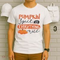 Pumpkin Spice And Everything Nice Cute T-Shirt thumb 6