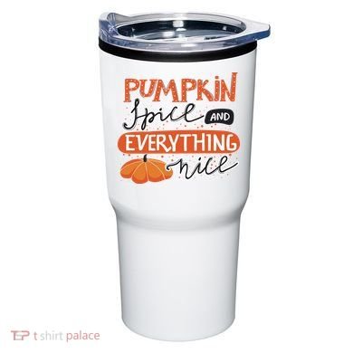 Pumpkin Spice And Everything Nice Cute Tumbler