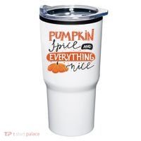 Pumpkin Spice And Everything Nice Cute Tumbler thumb 0