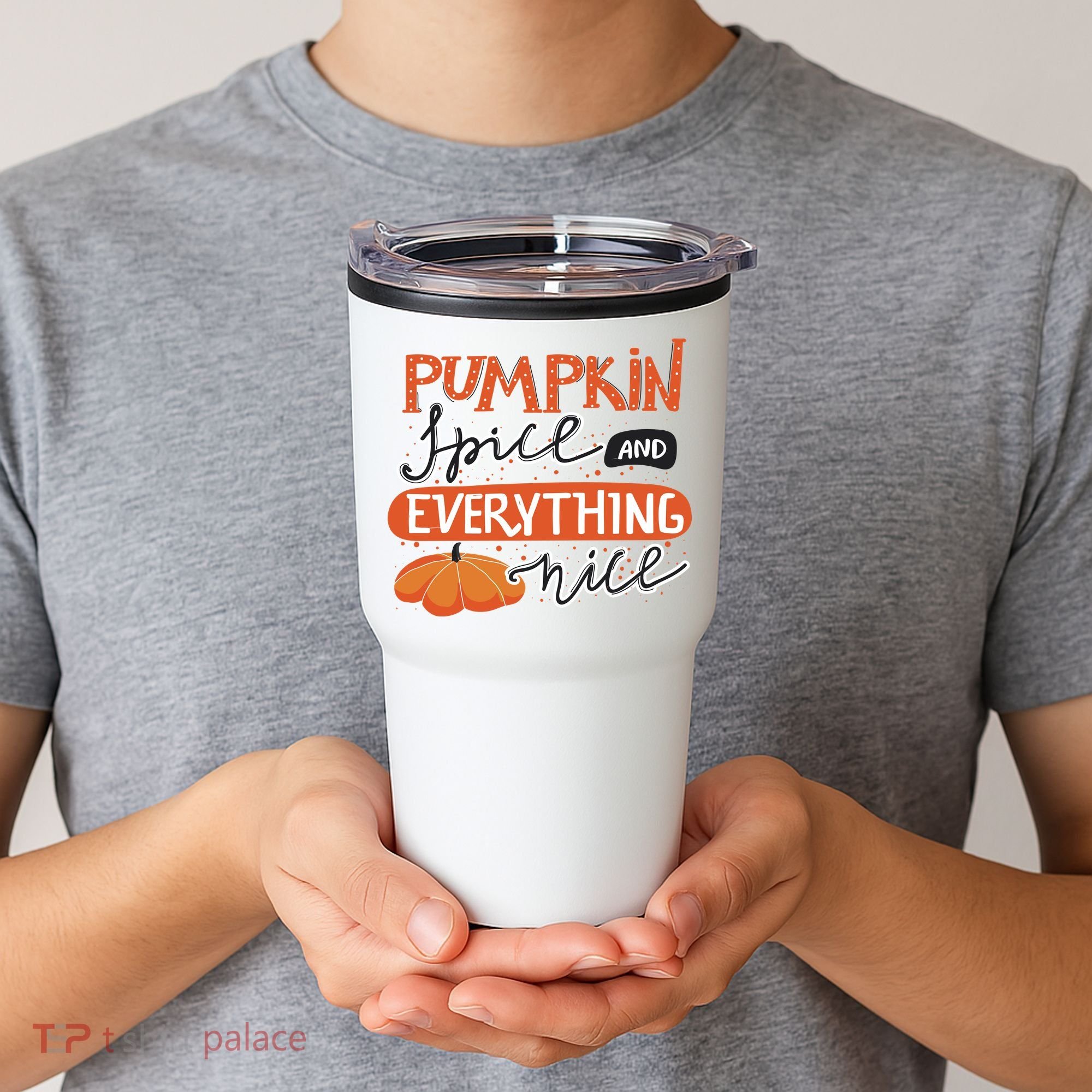 Pumpkin Spice And Everything Nice Cute Tumbler