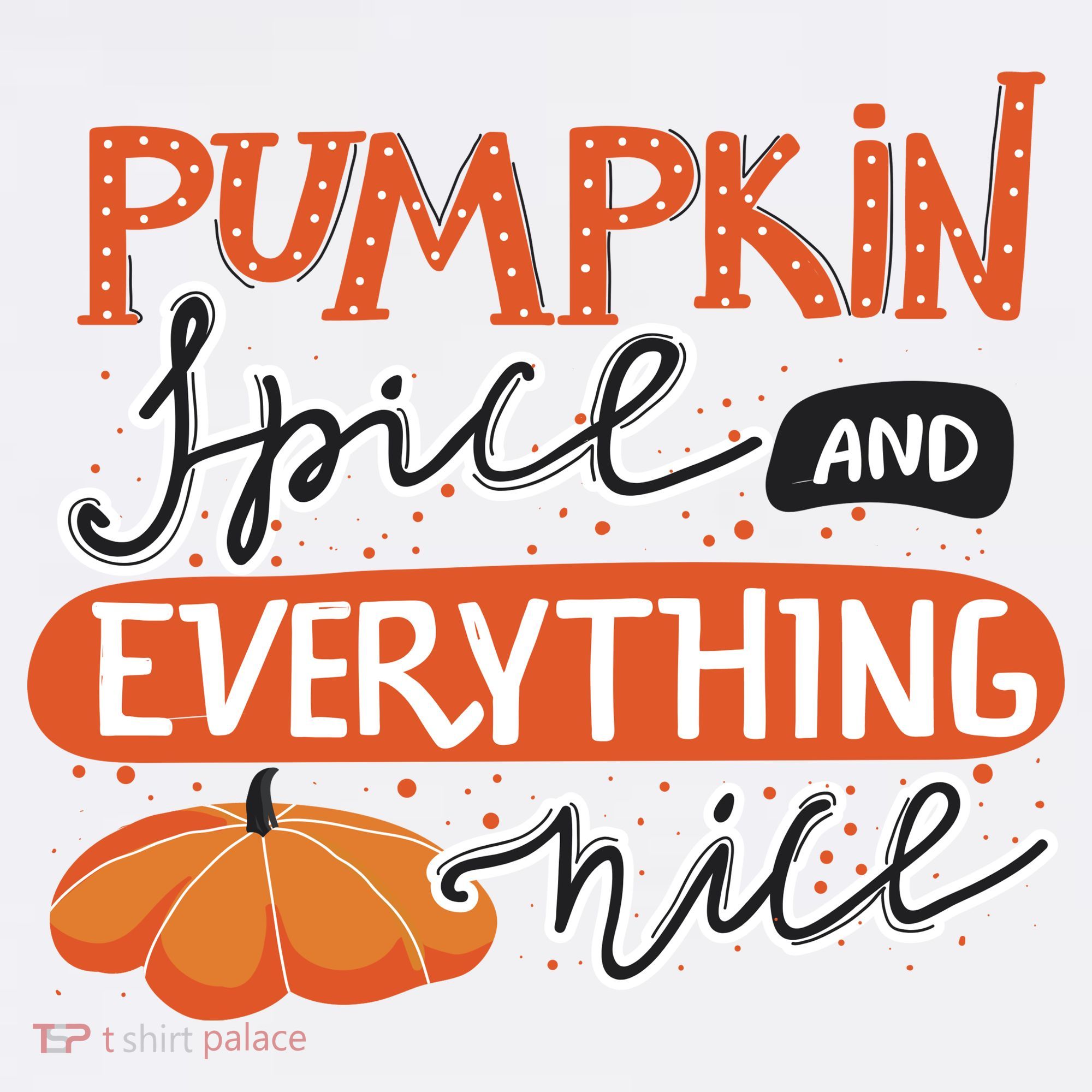 Pumpkin Spice And Everything Nice Cute Kids Sweatshirt