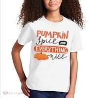 Pumpkin Spice And Everything Nice Cute Kids T-Shirt thumb 2