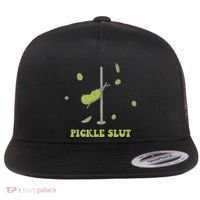 Pickle Slut Apparel Flat Bill Trucker Hat thumb 0