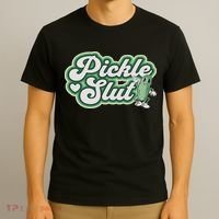 Pickle Slut A Girl Who Loves Pickles Canning Food Quote T-Shirt thumb 3