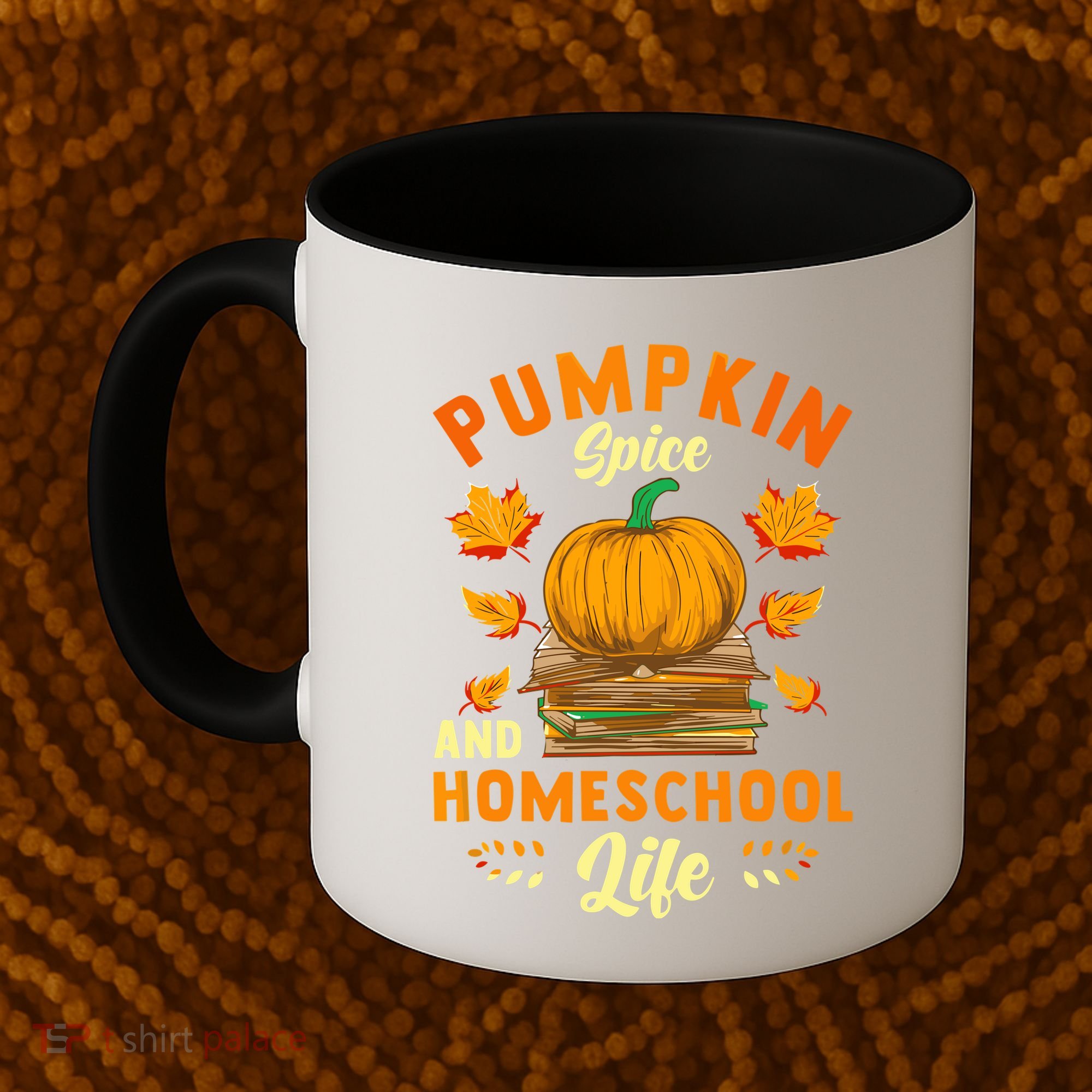 Pumpkin Spice And Homeschool Life Funny Halloween Coffee Mug