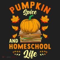 Pumpkin Spice And Homeschool Life Funny Halloween Tumbler thumb 3
