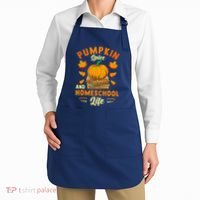 Pumpkin Spice And Homeschool Life Funny Halloween Apron thumb 2