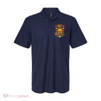 Pumpkin Spice And Homeschool Life Funny Halloween Polo thumb 0