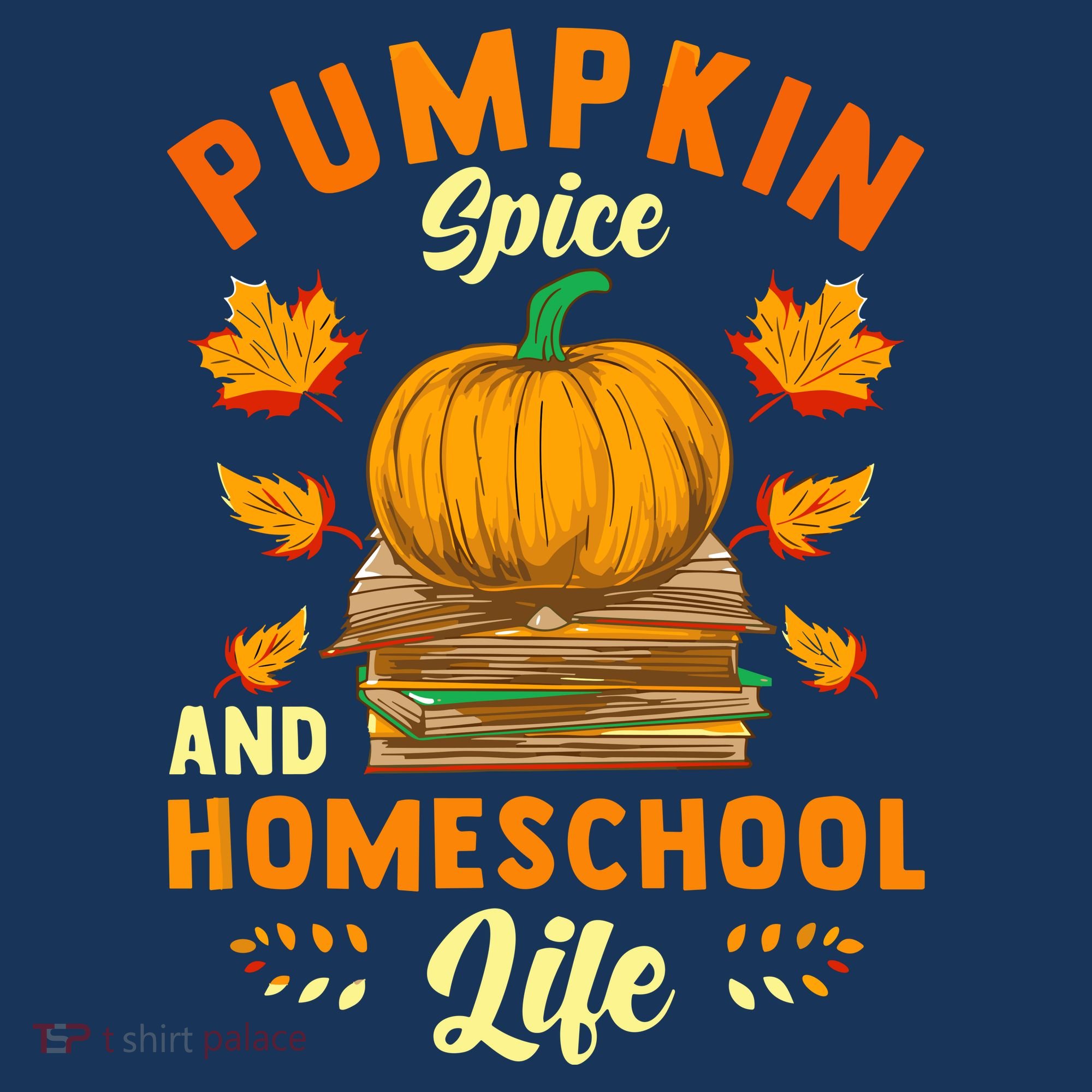 Pumpkin Spice And Homeschool Life Funny Halloween Polo