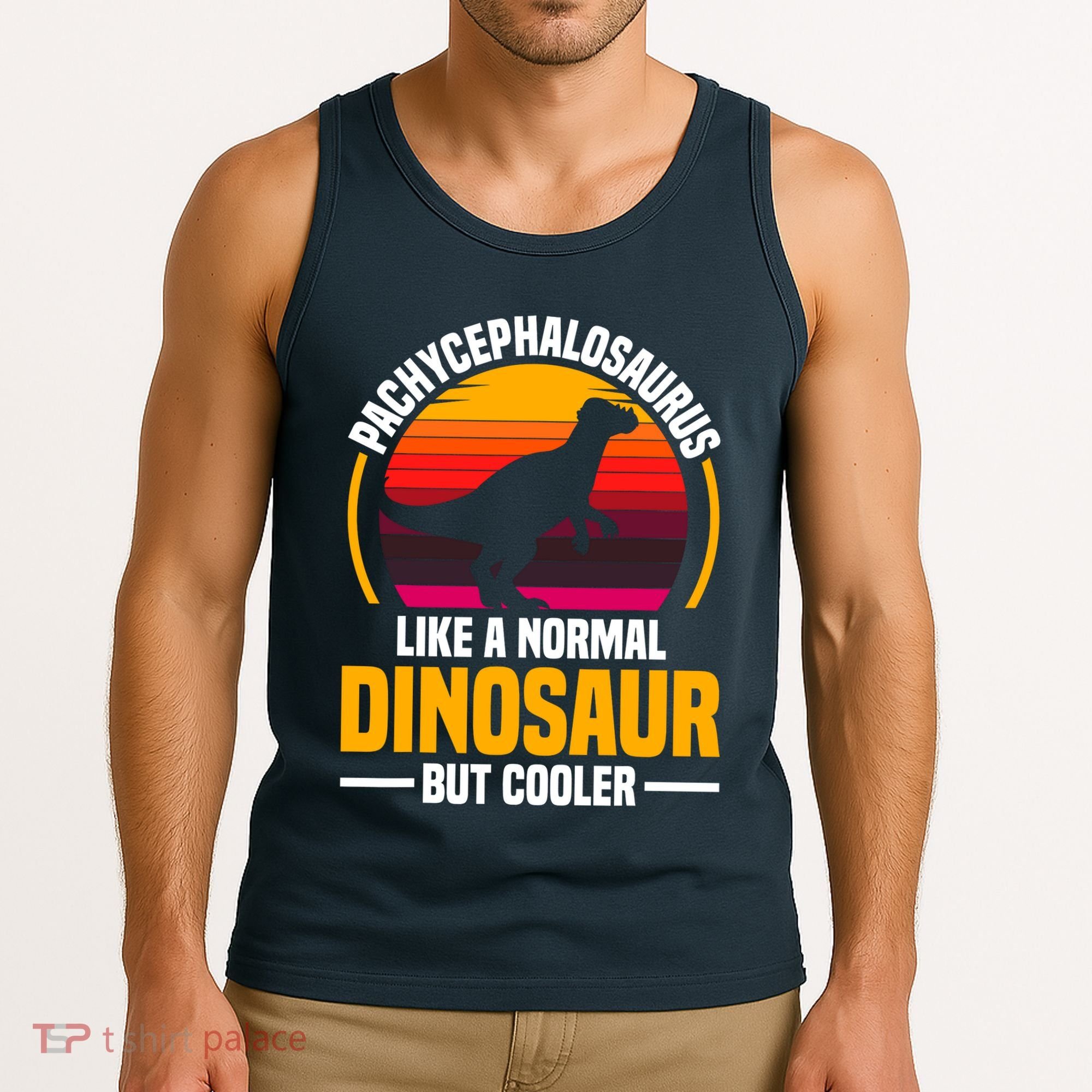 Pachycephalosaurus Stuffed Animal Dinosaur Toys Dino Tank Top