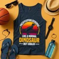 Pachycephalosaurus Stuffed Animal Dinosaur Toys Dino Tank Top thumb 4