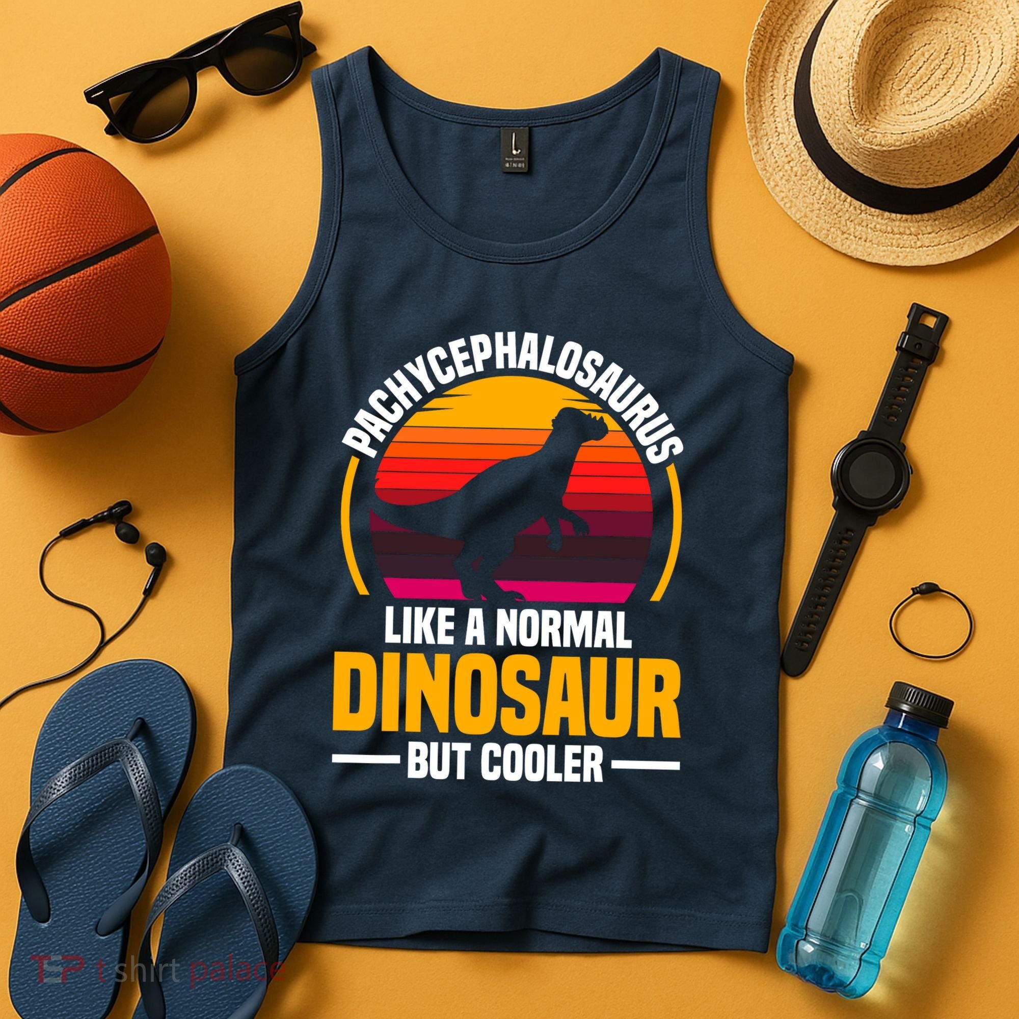 Pachycephalosaurus Stuffed Animal Dinosaur Toys Dino Tank Top