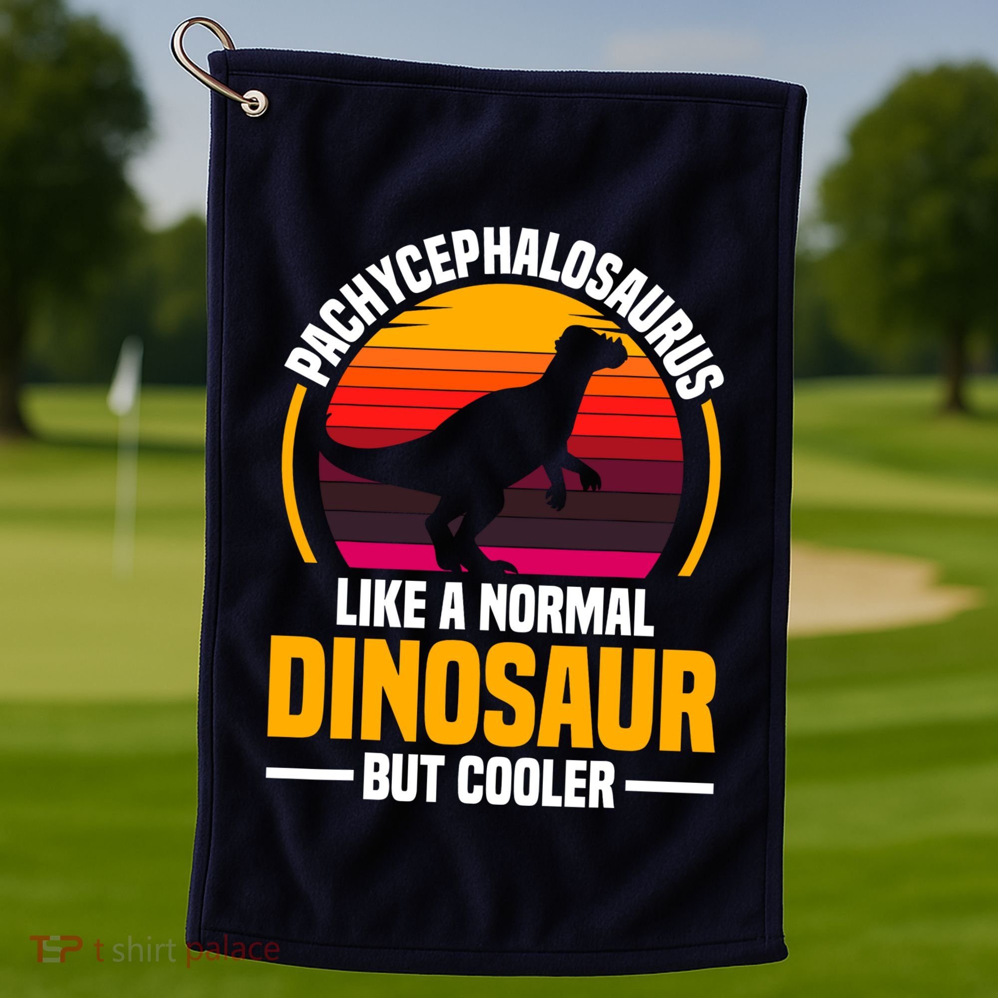 Pachycephalosaurus Stuffed Animal Dinosaur Toys Dino Golf Towel