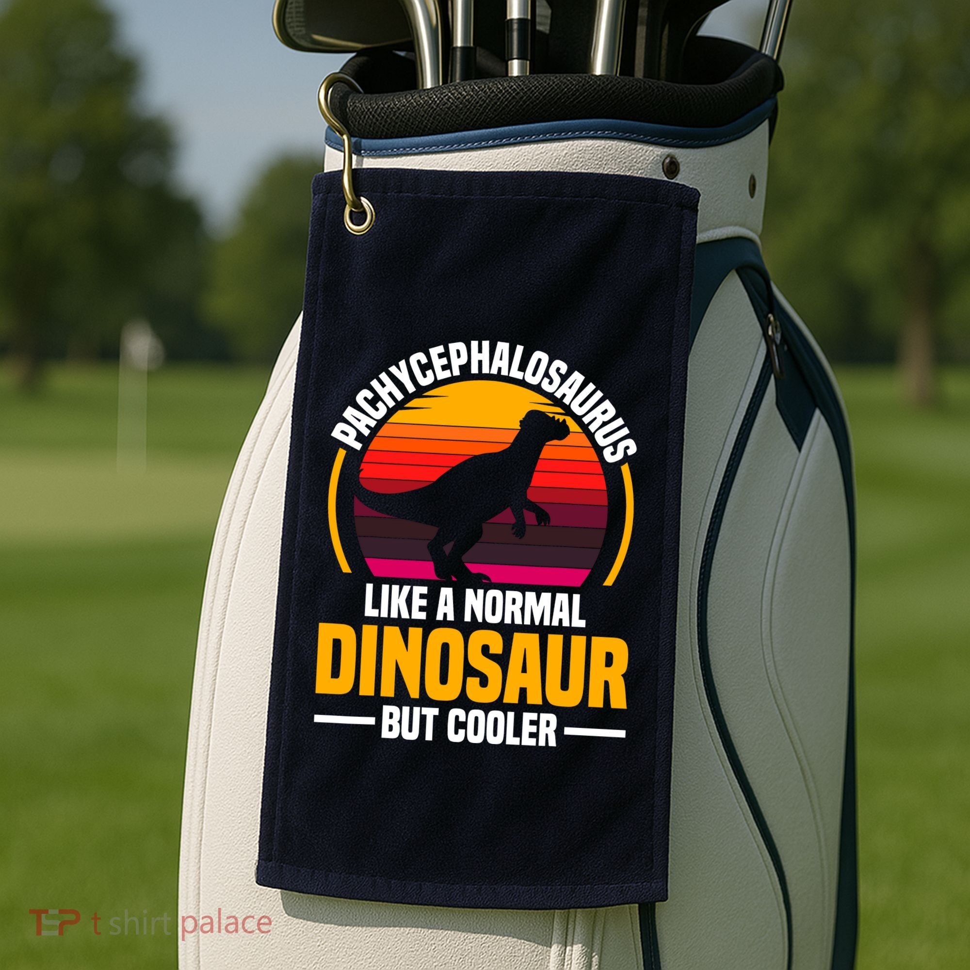 Pachycephalosaurus Stuffed Animal Dinosaur Toys Dino Golf Towel