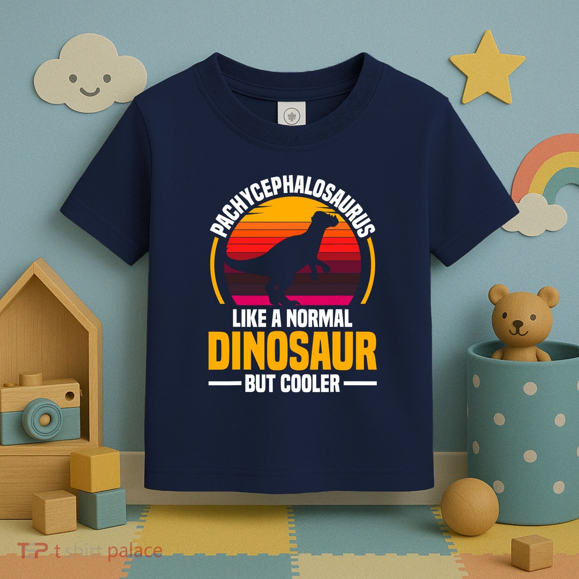 Pachycephalosaurus Stuffed Animal Dinosaur Toys Dino Toddler T-Shirt