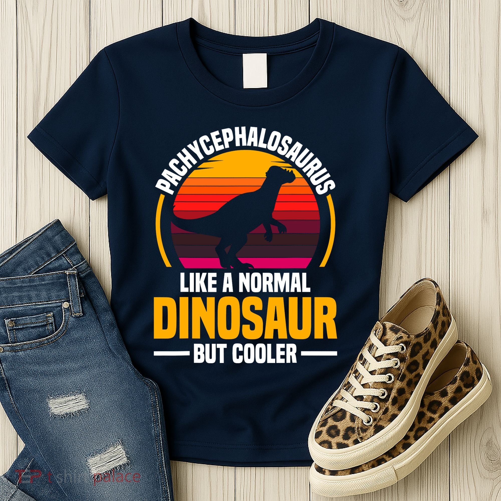 Pachycephalosaurus Stuffed Animal Dinosaur Toys Dino Women's T-Shirt
