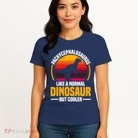 Pachycephalosaurus Stuffed Animal Dinosaur Toys Dino Women's T-Shirt thumb 4