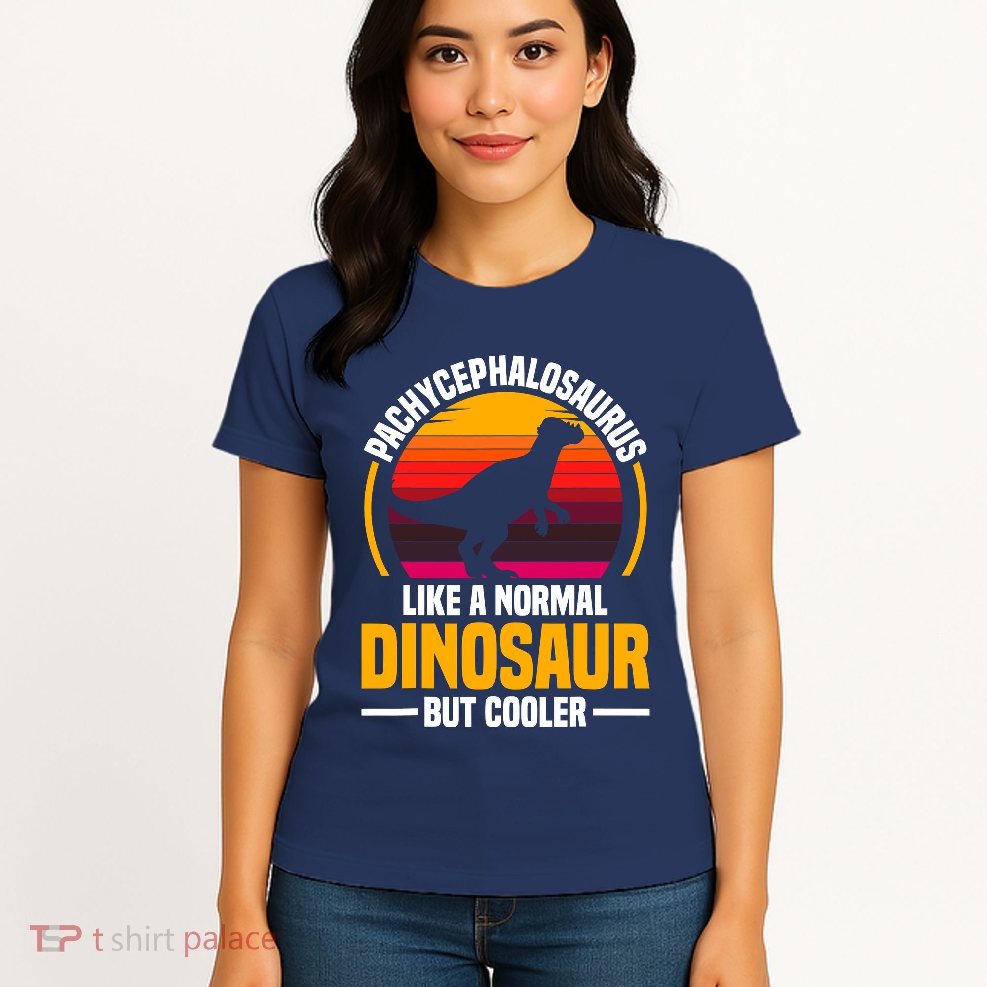 Pachycephalosaurus Stuffed Animal Dinosaur Toys Dino Women's T-Shirt