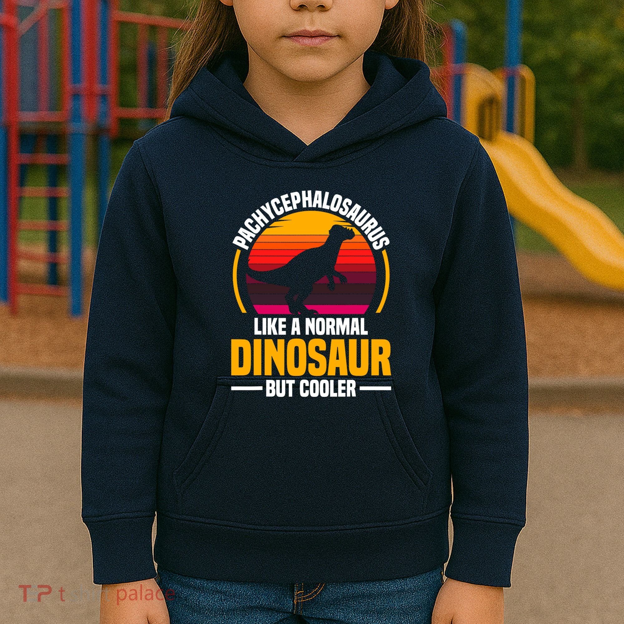 Pachycephalosaurus Stuffed Animal Dinosaur Toys Dino Kids Hoodie
