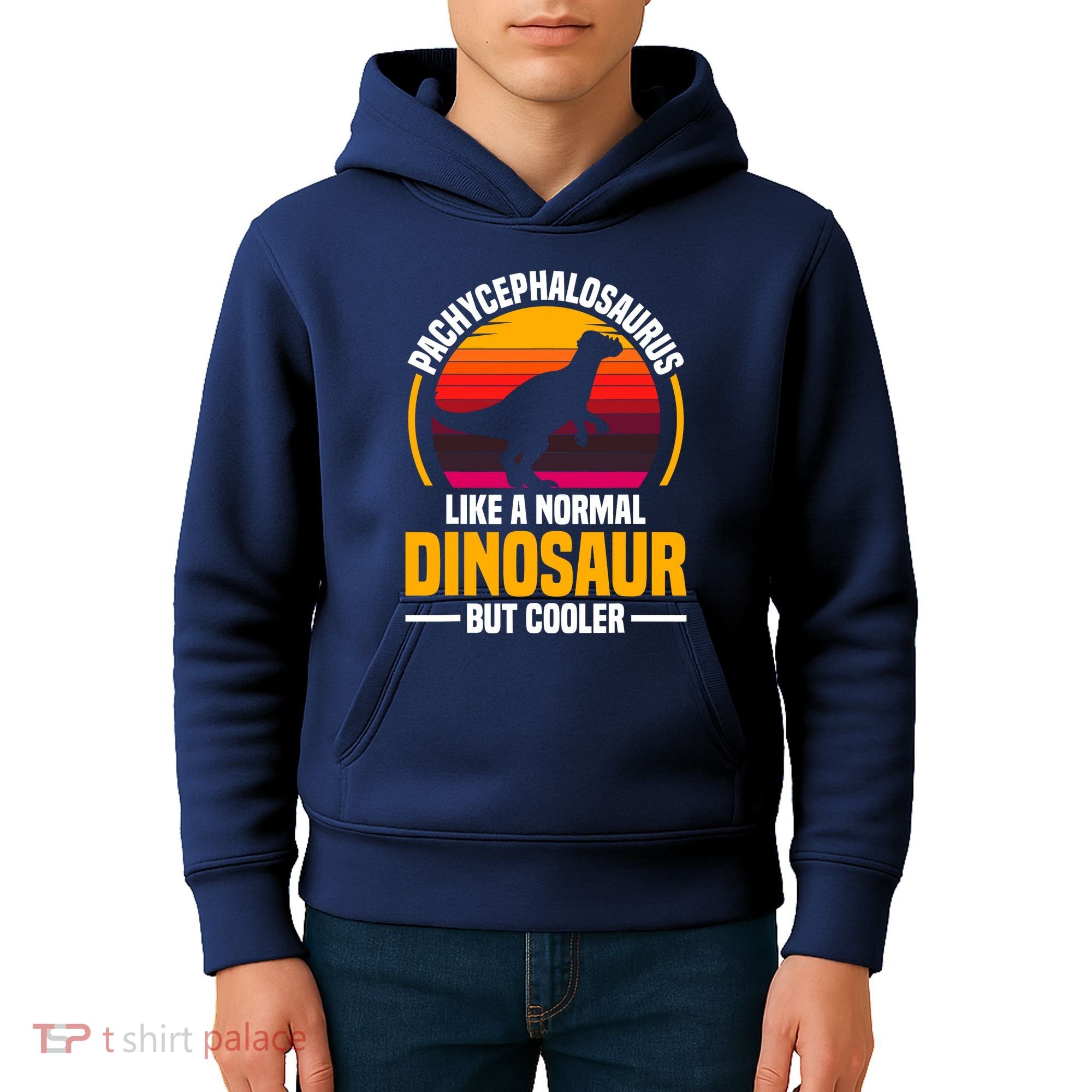 Pachycephalosaurus Stuffed Animal Dinosaur Toys Dino Kids Hoodie