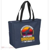 Pachycephalosaurus Stuffed Animal Dinosaur Toys Dino Tote Bag thumb 2