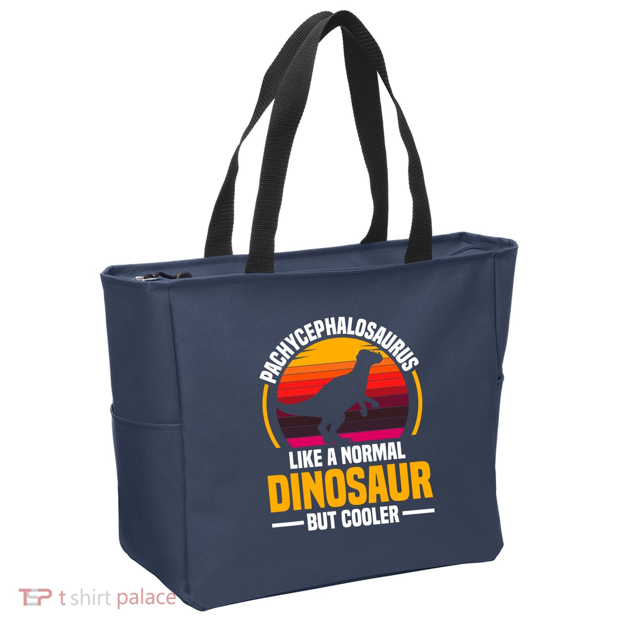 Pachycephalosaurus Stuffed Animal Dinosaur Toys Dino Tote Bag