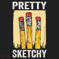 Pretty Sketchy Artist Pencils Sketch Sketching Paint Artist Beanie thumb 2