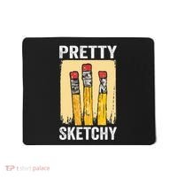 Pretty Sketchy Artist Pencils Sketch Sketching Paint Artist Mousepad thumb 0