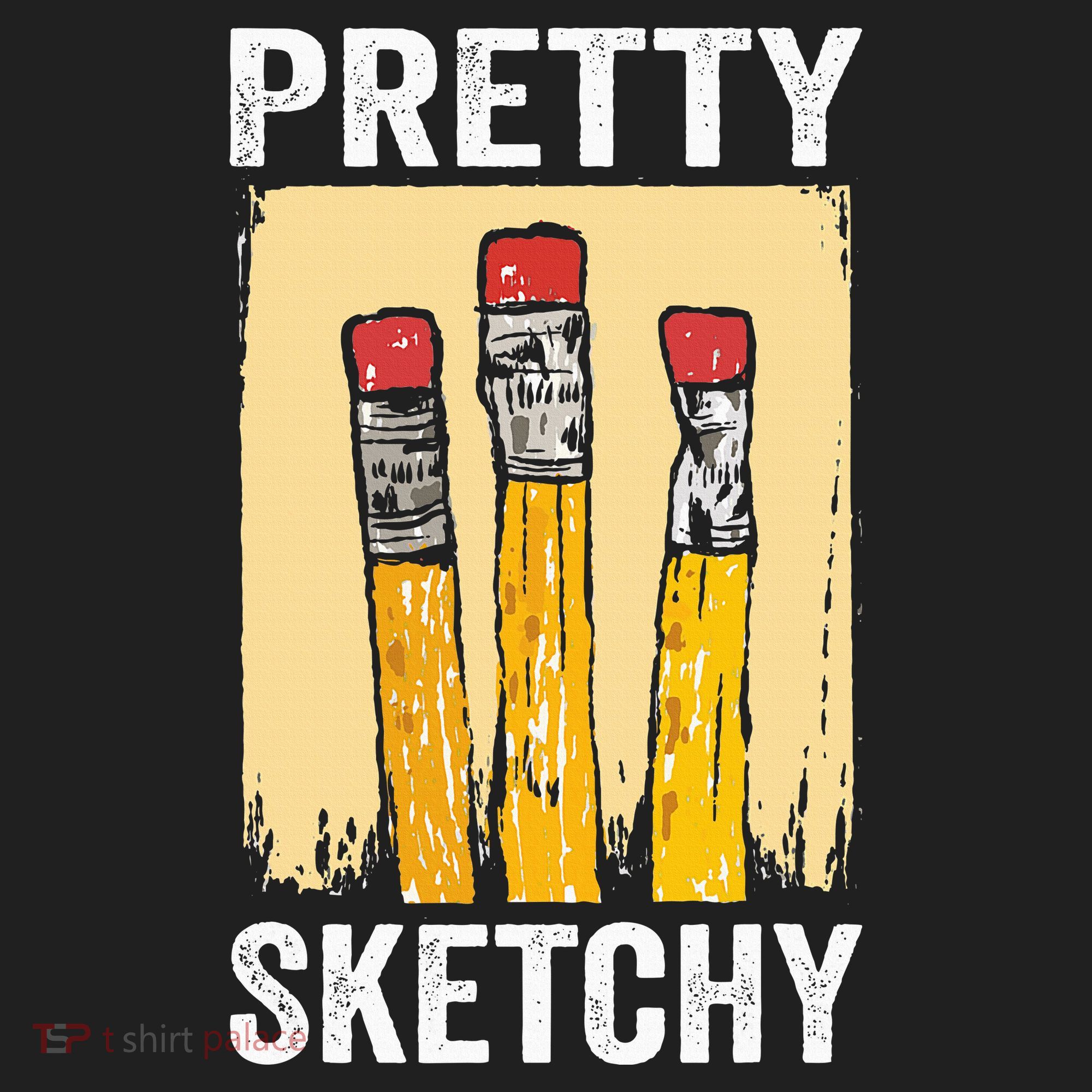 Pretty Sketchy Artist Pencils Sketch Sketching Paint Artist Kids Long Sleeve Plaid Pajama Set