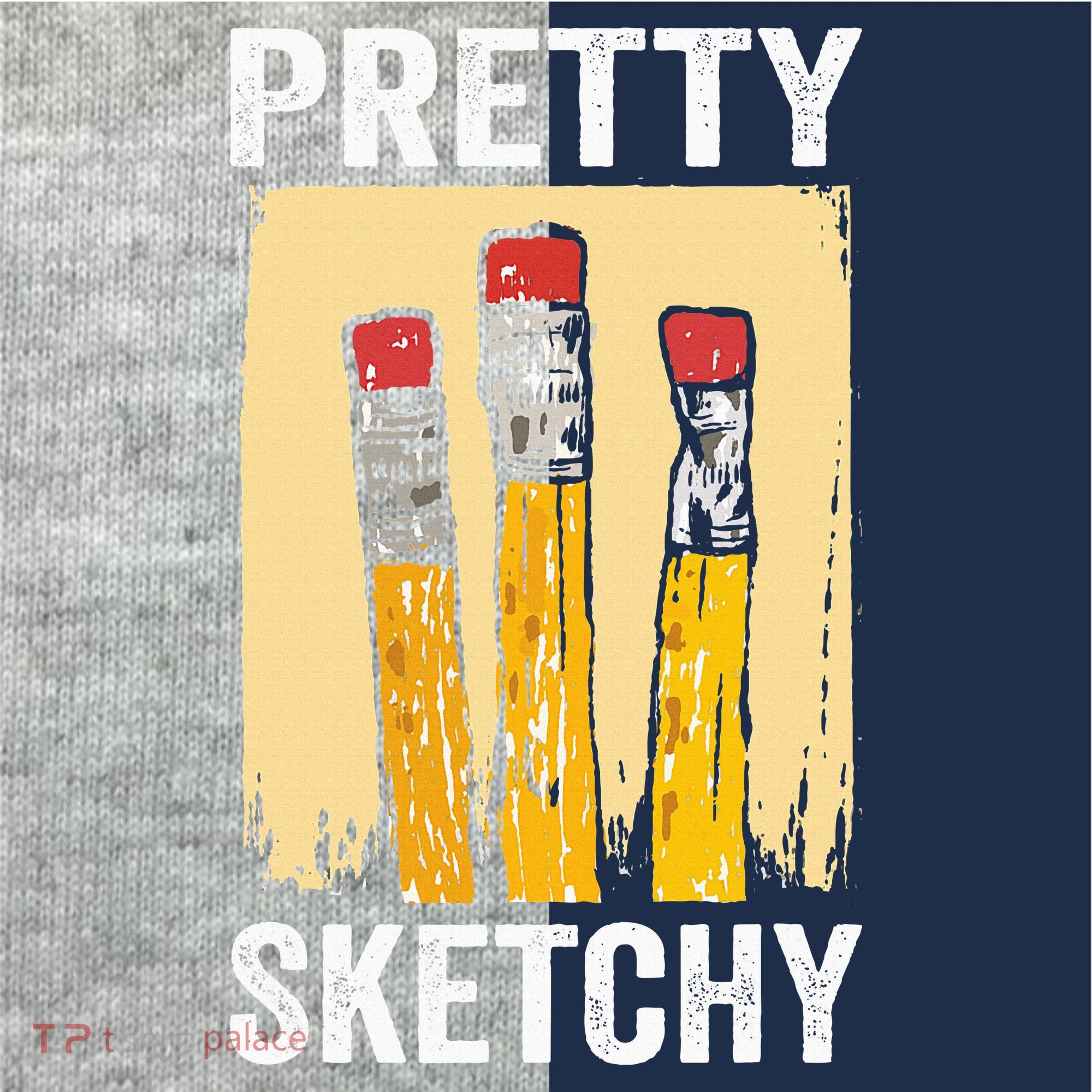 Pretty Sketchy Artist Pencils Sketch Sketching Paint Artist Kids Colorblock Raglan Jersey